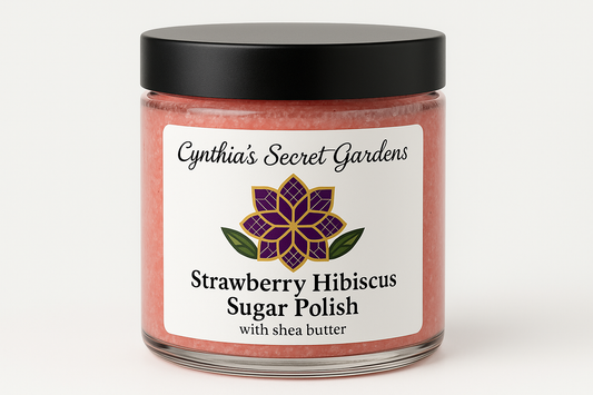 Strawberry Hibiscus Shea Polish Scrub